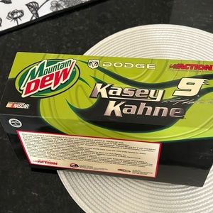 Kasey Kahn’s Action collectibles Mountain Dew dodge car